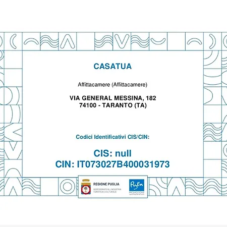 Daire Casatua Taranto